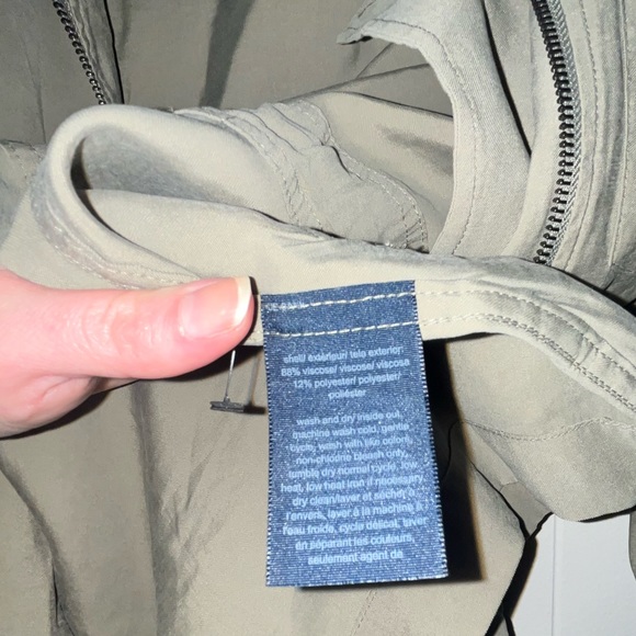 Tommy Hilfiger Olive Green Military Style Jacket - Picture 4 of 4